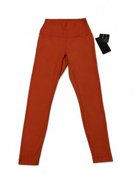 90 Degree by Reflex Wonderlink Hi-Rise Ankle Leggings NWT Rust Fire Size Small